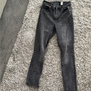 H&M Charcoal Denim Pants